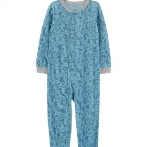 Boy Carters Fleece Footed Pajama Blanket Sleeper